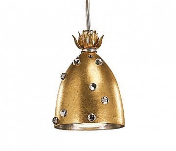 Подвесной светильник  Gold - Internal Silver - Lampadario In Ferro