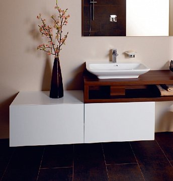 Боковой шкафчик для ванной комнаты 700*440*400мм TOTO, цвет белый зеркально-глянцевый