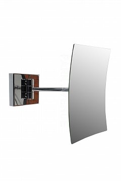 Зеркало Увеличительное GRAND HOTEL настенное, квадратное (цвет хром)