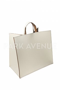 Корзина для белья ACCESSORI напольная, в форме сумки, 45 х50 см. (цвет серый)