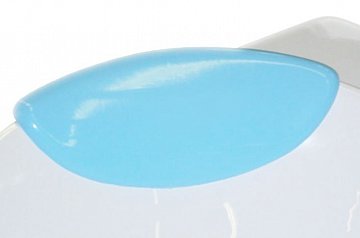 Подголовник для ванны Bellrado, силиконовый, цвет голубой